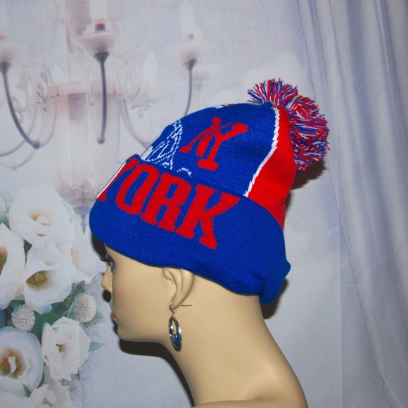 New York Giants NFL Knit Hat Double Walled Warm Winter Hat G MEN! - Picture 2 of 5